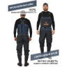 Полукомбинезон забродный NORFIN PILOT BOOTFOOT р.XLS с сапогами резина р.45 82231-45-XLS