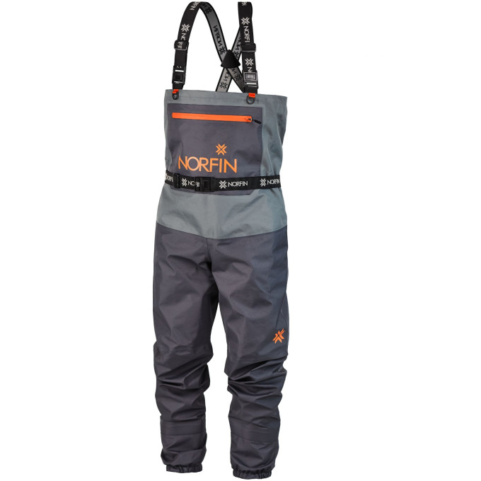 Полукомбинезон забродный NORFIN PILOT STOCKINGFOOT GRAY р.MS 83329-02M-S
